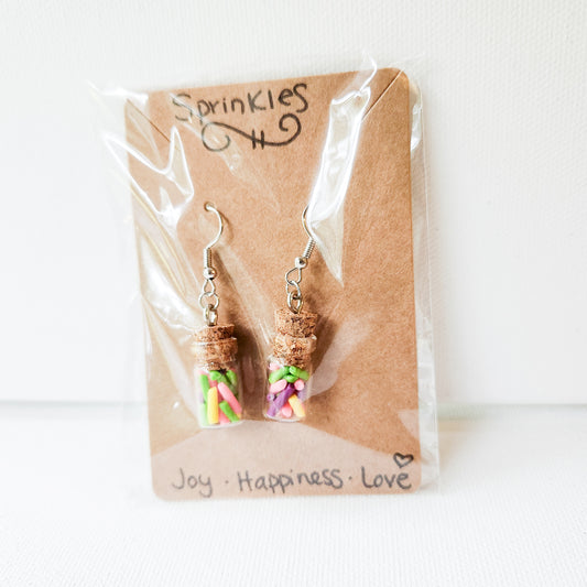 Sprinkles! Jar Earrings