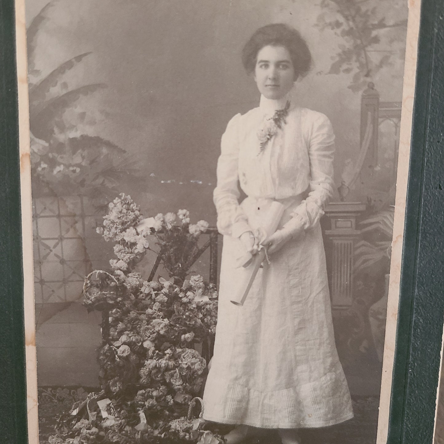 Female Scholar Antique Photograph
