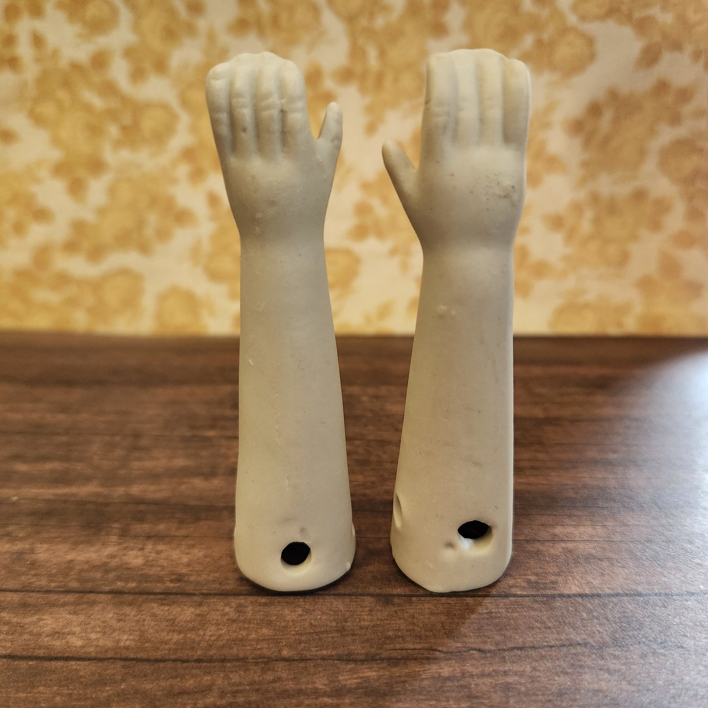 Bisque Doll Bust, Arms, and Legs Set