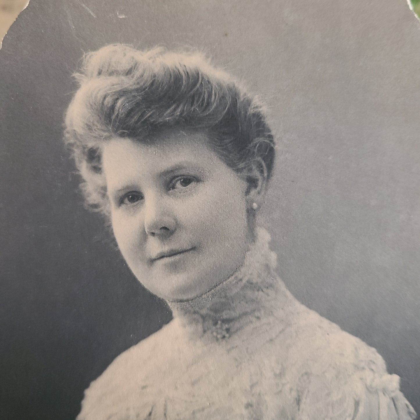 The Woman in Lace Antique Photograph